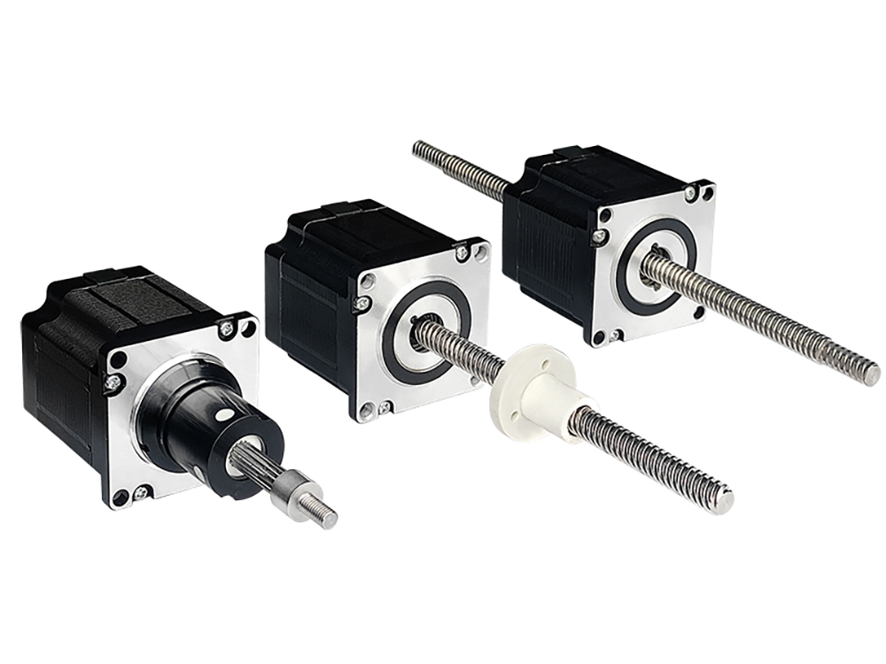 Size 23, 57mm Double Stack Stepper Motor Lead Screw Linear Actuator